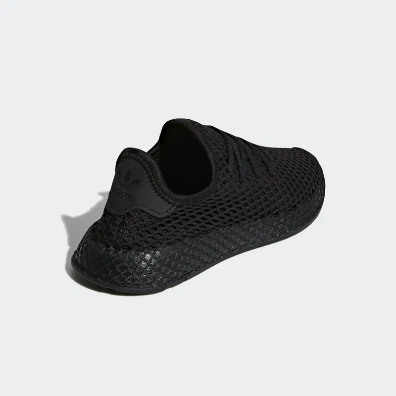 adidas Deerupt Core Black (Youth) Core Black/Core Black/Footwear White (B41877)
