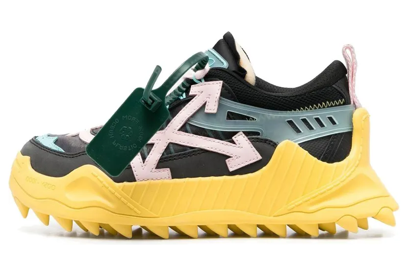 OFF-WHITE Odsy-1000 Black Yellow Pink (OWIA180S23FAB0011830)