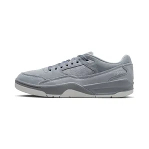 Jordan Flight Court “Cool Grey / Wolf Grey / Neutral Grey / Varsity Red” (HF3255-007)