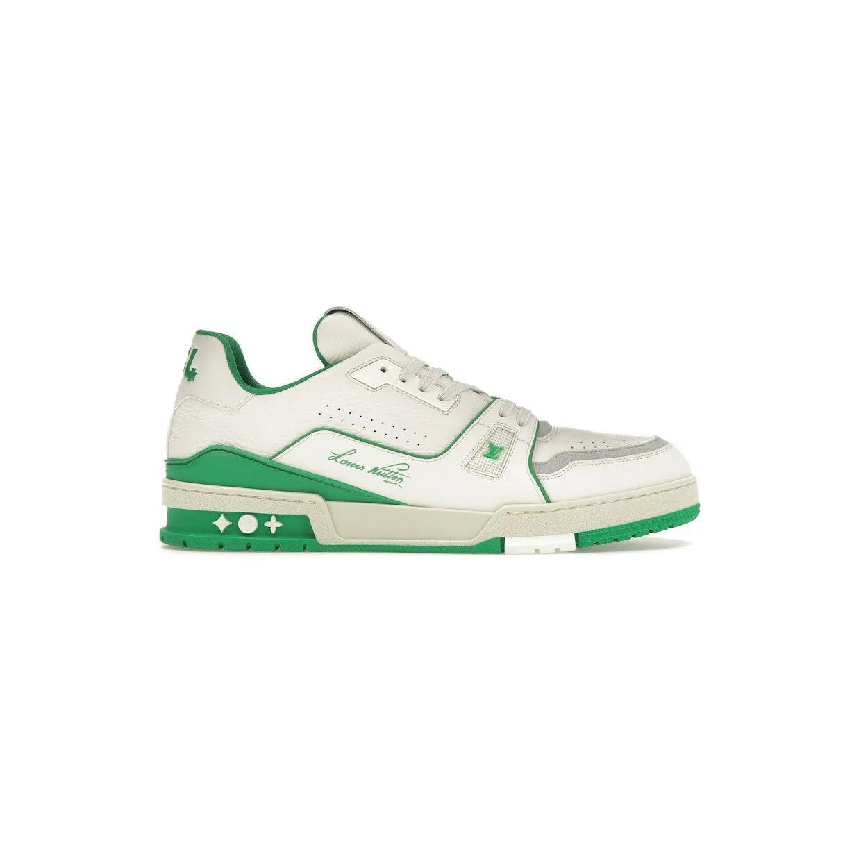 Louis Vuitton Trainer #54 Signature White Green (1ABNIS)