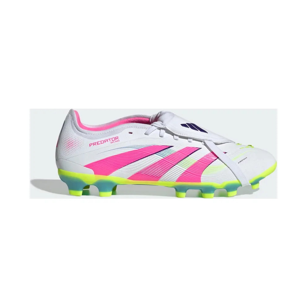 adidas Predator Pro Fold-over Tongue Firm/multi-ground Boots “Cloud White / Lucid Pink / Lucid Lemon” (JR0444)