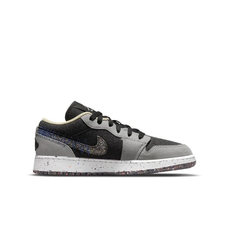 Jordan 1 Low SE Crater Grey Black (GS) (DM4690-001)