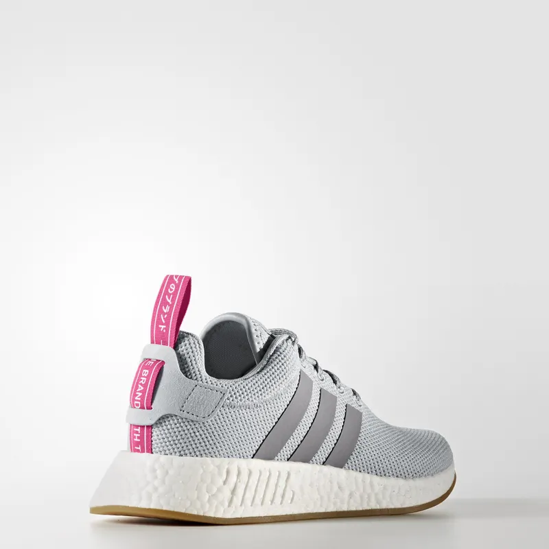 adidas NMD R2 Grey Shock Pink (W) Grey/Grey/Shock Pink (BY9317)