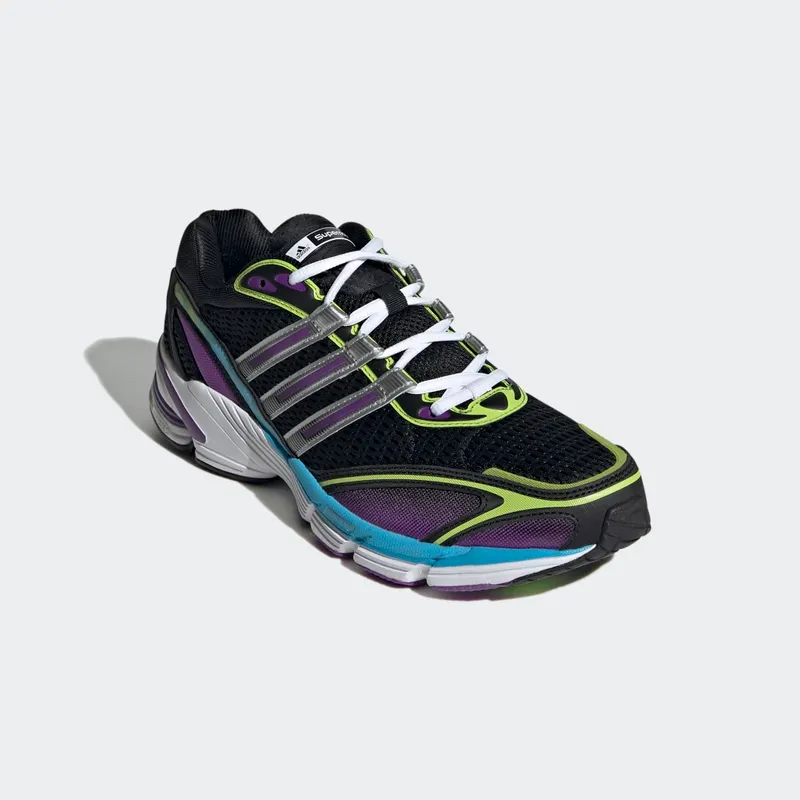 Adidas Supernova Cushion 7 Core Black / Silver Metallic / Semi Solar Green (GY5931)