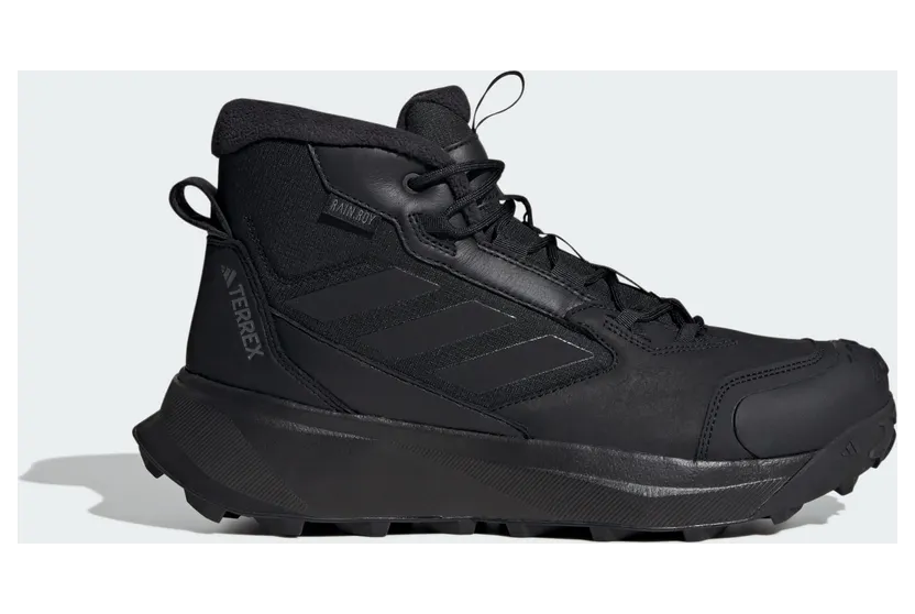 Adidas Terrex Winter Leather Mid Cut RAIN.RDY COLD.RDY Boots Core Black / Core Black / Grey Four (ID2859)