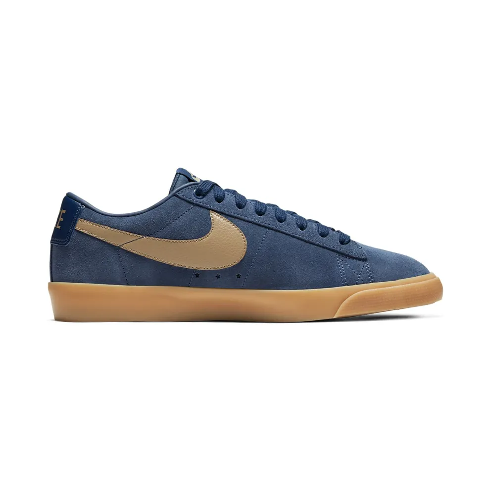 Nike SB Blazer Low GT Navy Gum Midnight Navy/Gum Light Brown-Khaki (704939-403)