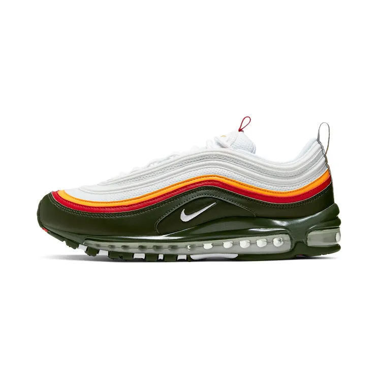 Nike Air Max 97 SE ‘White Evergreen’ White/Dynamic Yellow-Evergreen (CK0224-100)