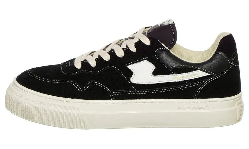 Stepney Workers Club Pearl S-Strike Suede Black / White (YA09015)
