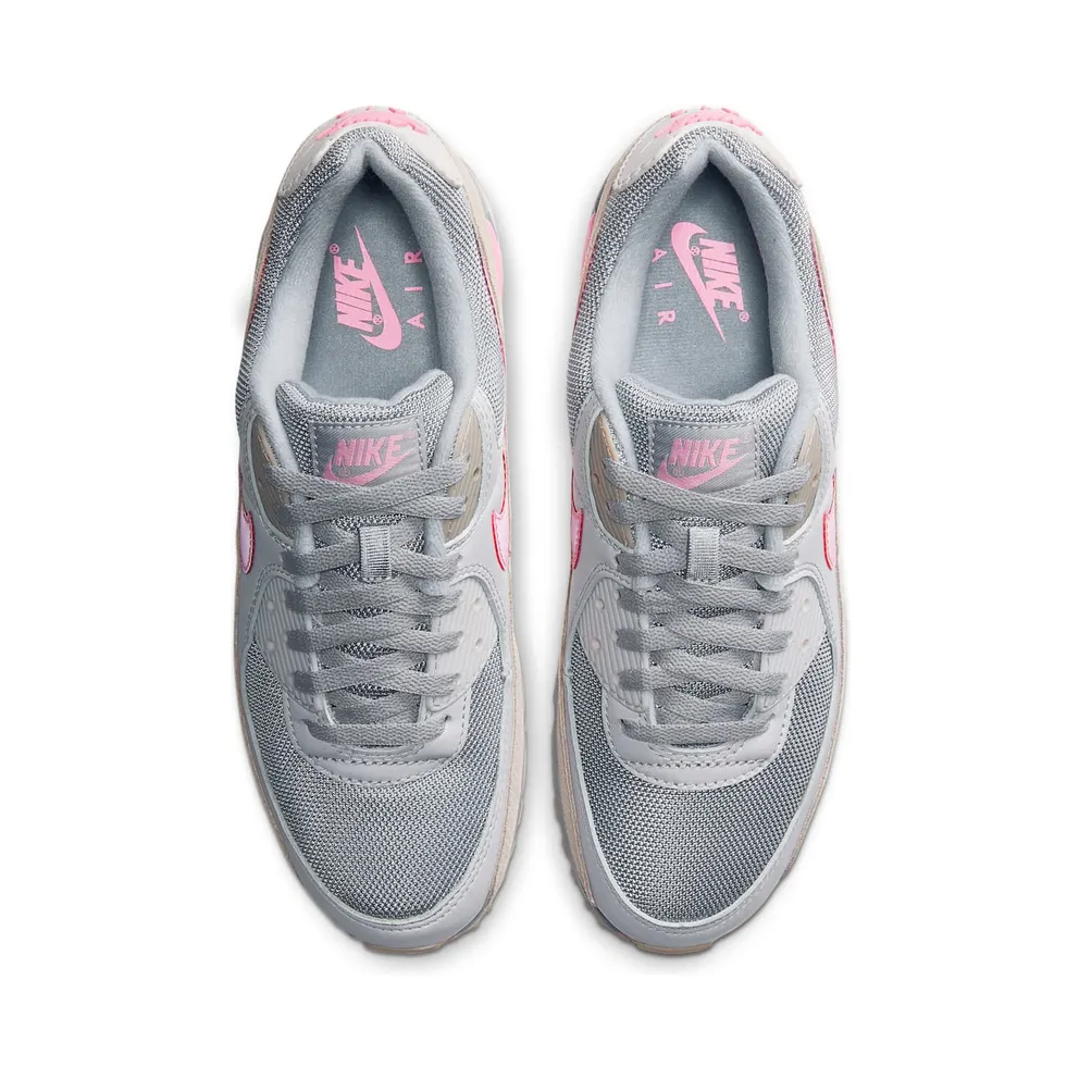 Nike Air Max 90 Vast Grey Pink Vast Grey/Pink-Wolf Grey-String (CW7483-001)