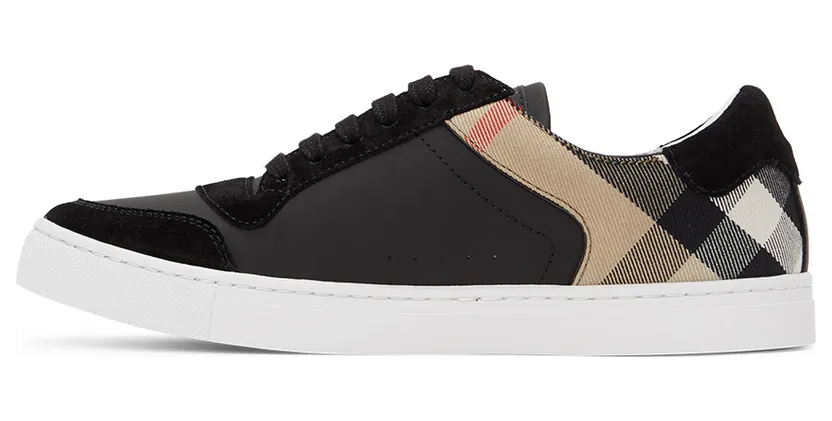 Burberry Black Check Reeth Sneakers (8024124) (3)