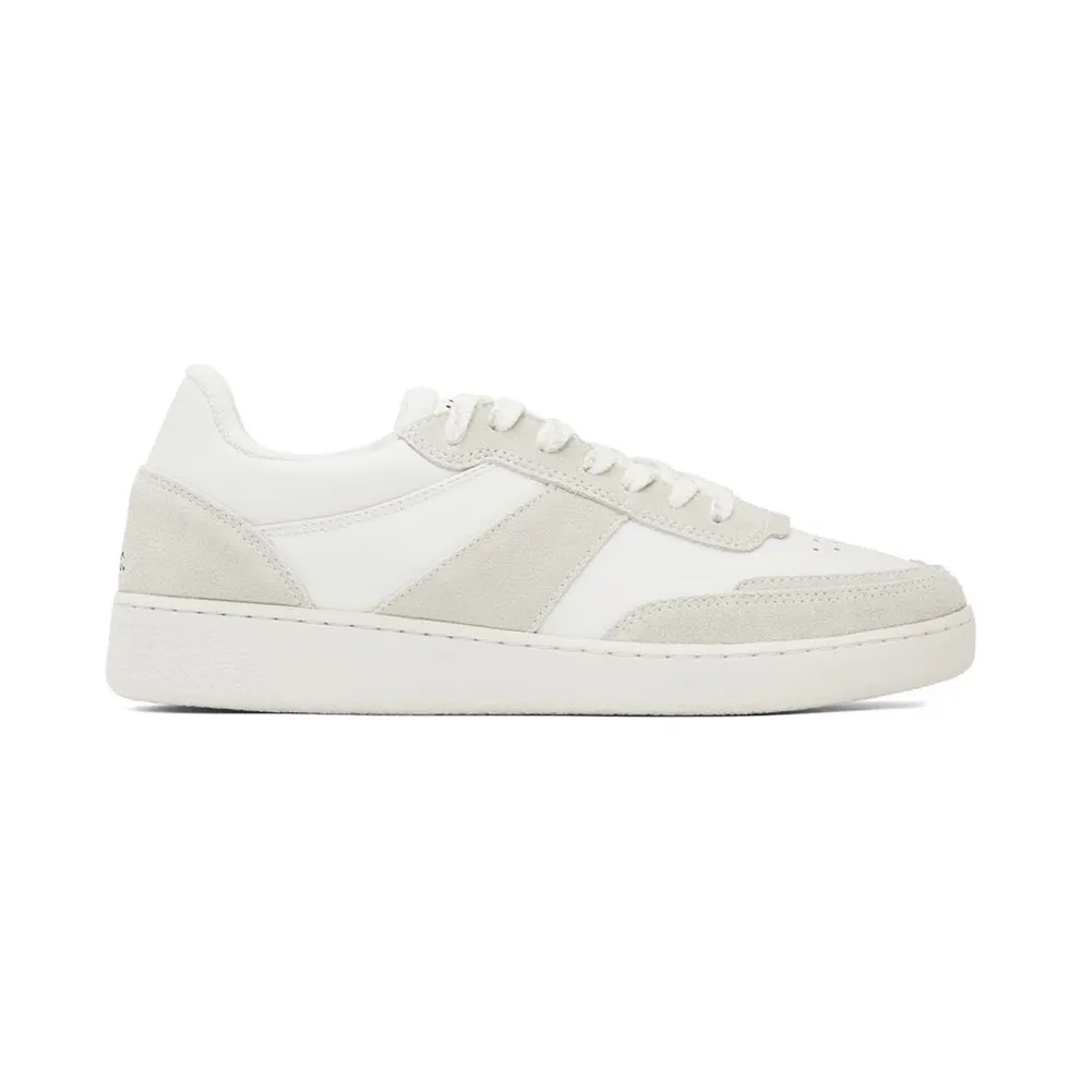 A.P.C. White & Gray Plain Sneakers (PUAAW-M56112)