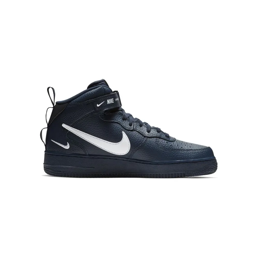 Nike Air Force 1 Mid Utility Obsidian Obsidian/White-Black-Tour Yellow (804609-403)