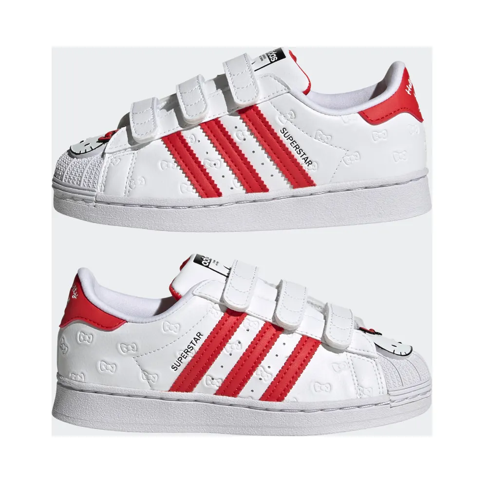 Adidas Hello Kitty Superstar Cloud White / Vivid Red / Core Black (GV8865)