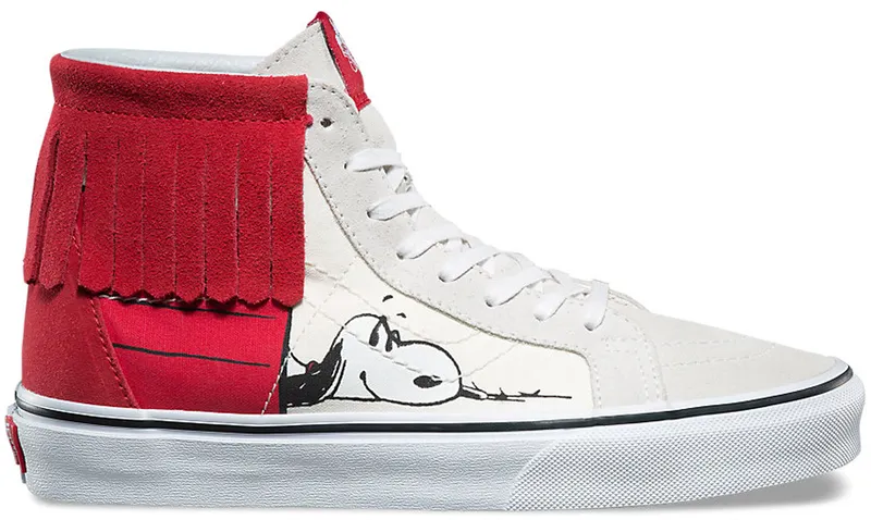Vans Sk8-Hi Moc Peanuts Dog House Dog House/Bone (VN0A344LOQT)