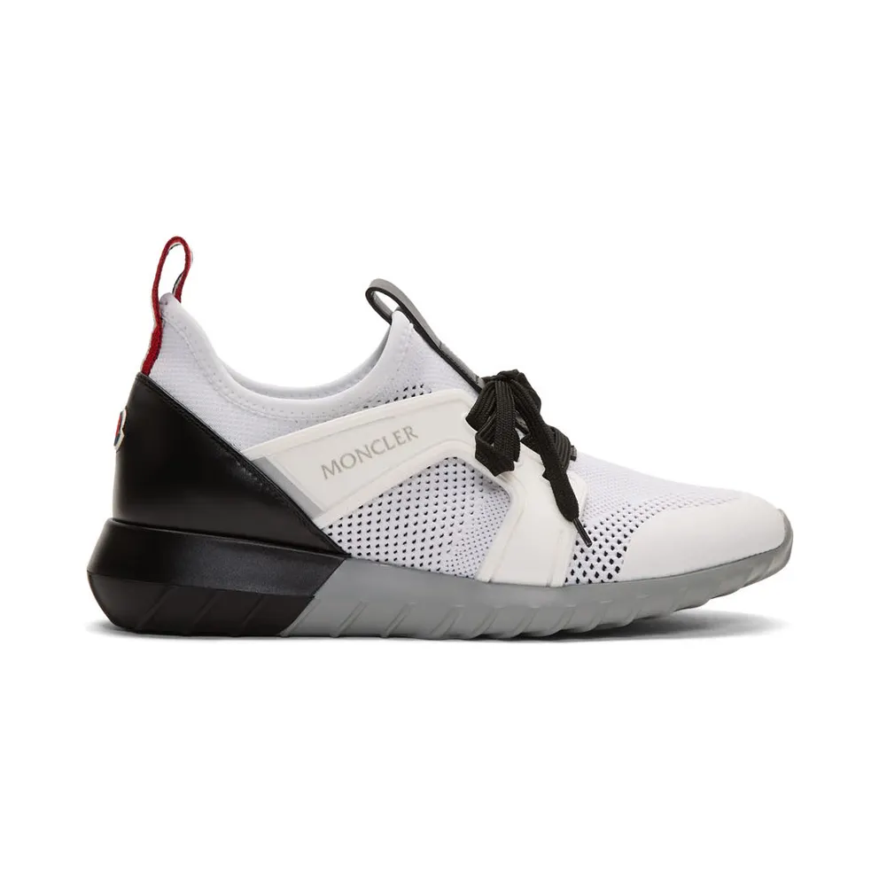 Moncler White Emilien Sneakers (E209A 10141 00 02S0Q)