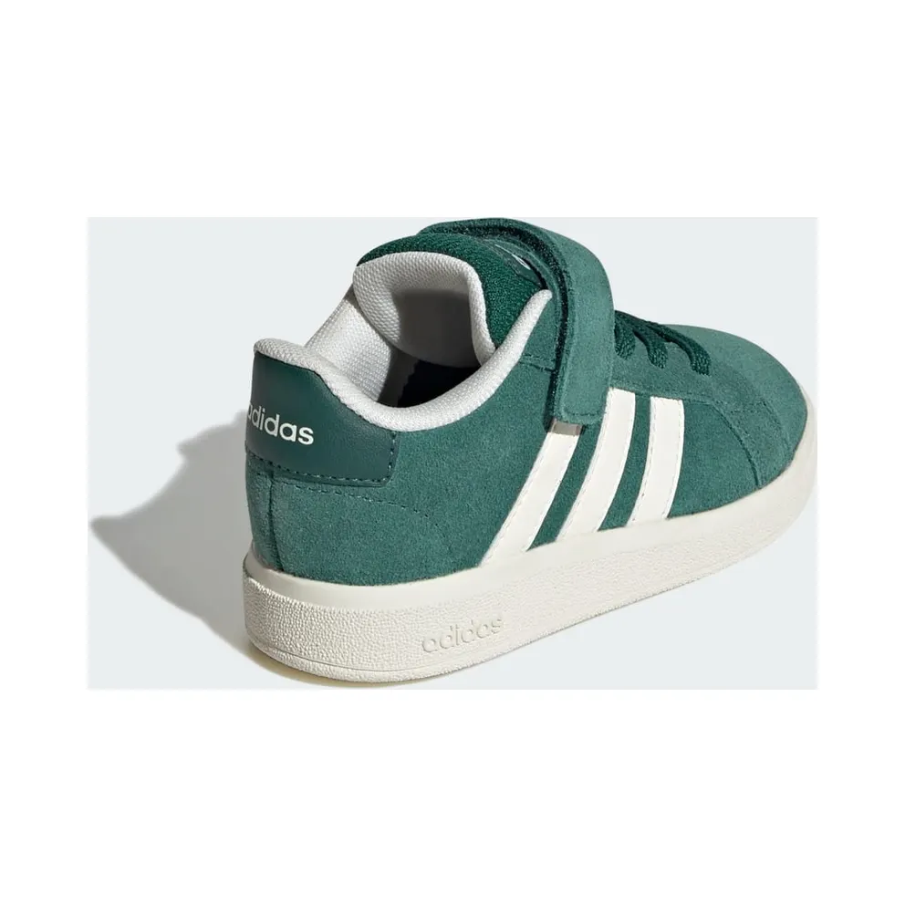 Adidas Grand Court 2.0 Kids Collegiate Green / Off White / Core Black (JR0776)