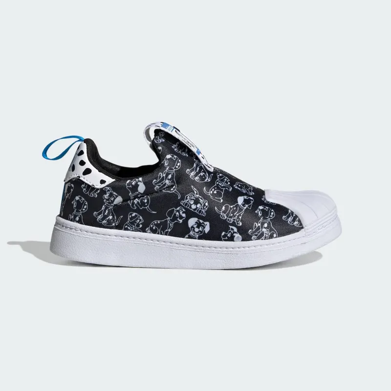 adidas Originals x Disney 101 Dalmatiërs Superstar 360 Kids Core Black / Cloud White / Bright Blue (ID9710)