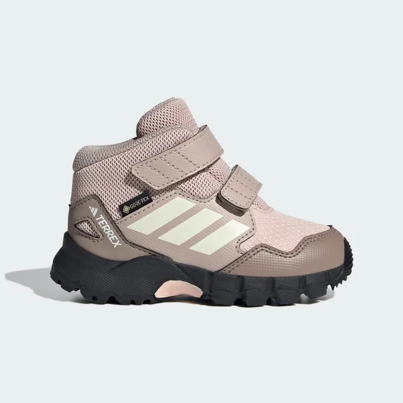 Adidas Terrex Skychaser Mid GORE-TEX Hiking Shoes Kids Chalky Brown / Off White / Blush Pink (JS2043)