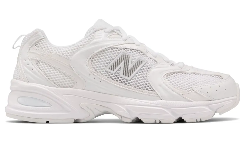 New Balance Unisex 530 – Munsell White/Silver Metallic, Munsell White/Silver Metallic (MR530FW1)