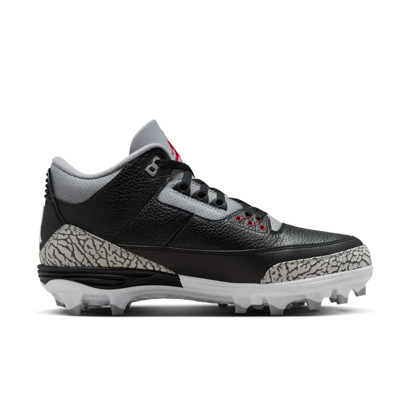 Jordan 3 Mid Retro TD “Black Cement” (FZ8626-001)