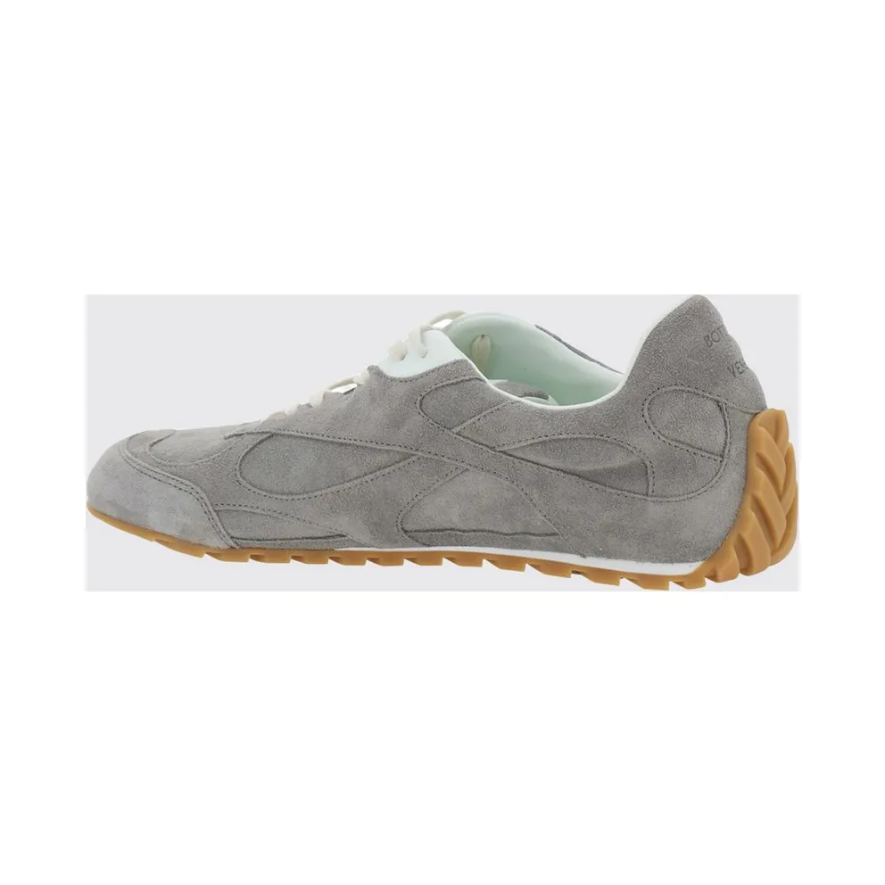 Bottega Veneta Orbit Flash Suede Calfskin Trainers Grey (867926V3MS01596)