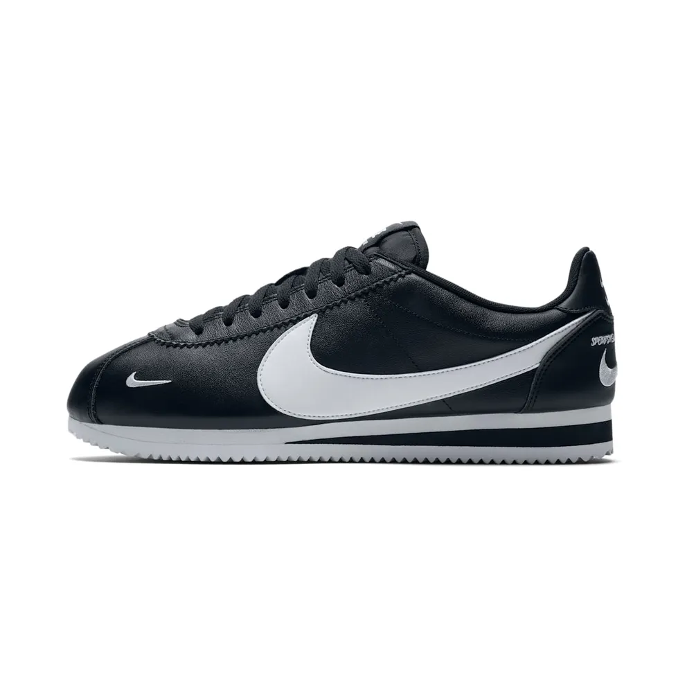 Nike Classic Cortez Mini Swoosh Black White (807480-004)