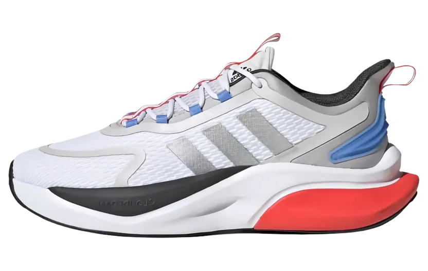 adidas Alphabounce+ Bounce Cloud White / Silver Metallic / Blue Fusion (HP6139)