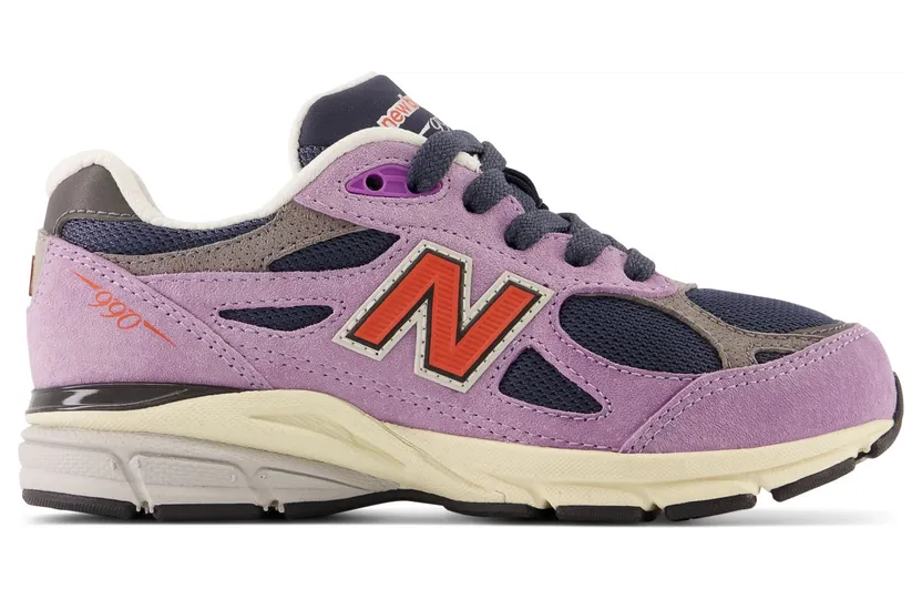 New Balance 990v3 Raw Amethyst / Team Orange (PC990V3-38697)