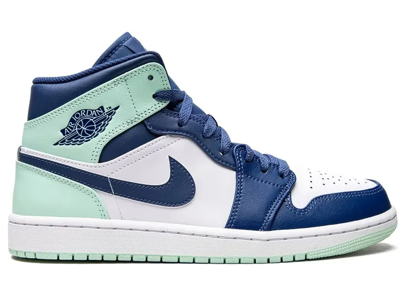 Air Jordan 1 Mid Blue Mint (554724-413)