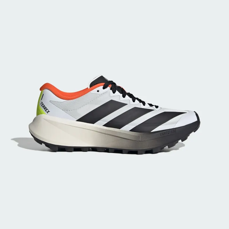 Adidas Terrex Agravic 4 Trail Running Shoes Cloud White / Core Black / Semi Impact Orange (KK1136)
