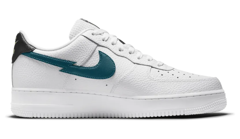 Nike Air Force 1 Low Wit – “White / Aquamarine-lime Glow-off Noir” (DJ6894-100)