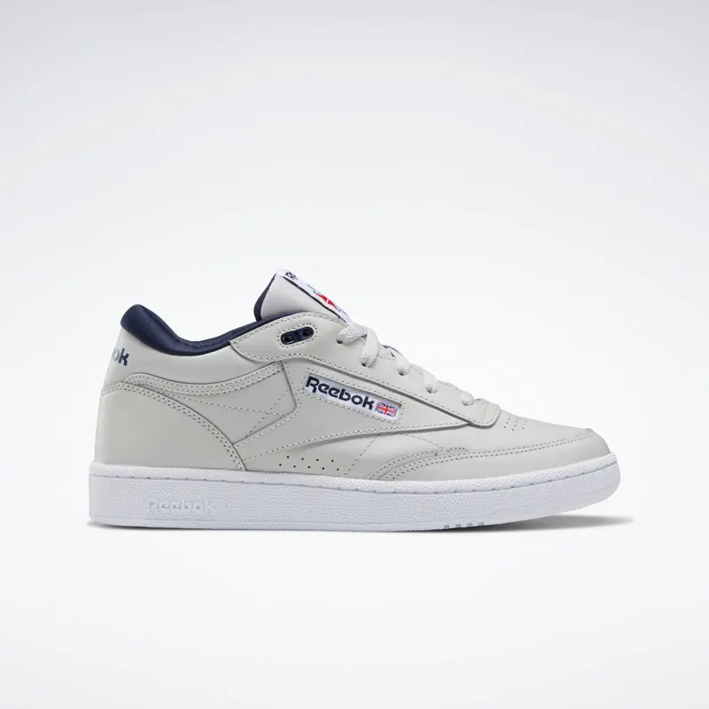 Adidas Club C Mid II Pure Grey 2 / Vector Navy / Cloud White (H69124)