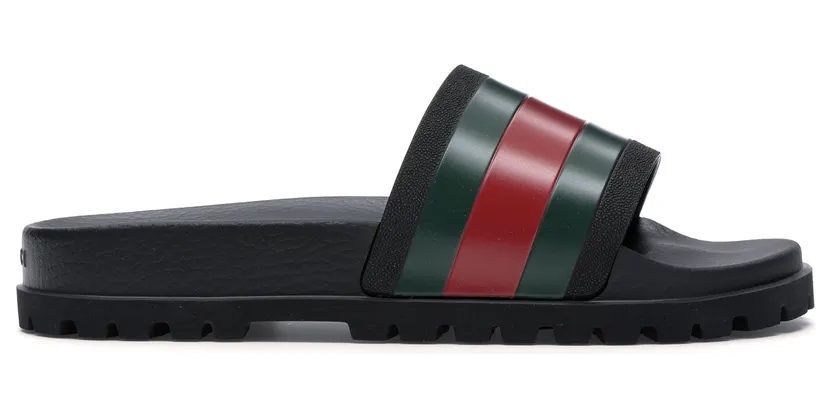 Gucci Web Slide Sandal Black