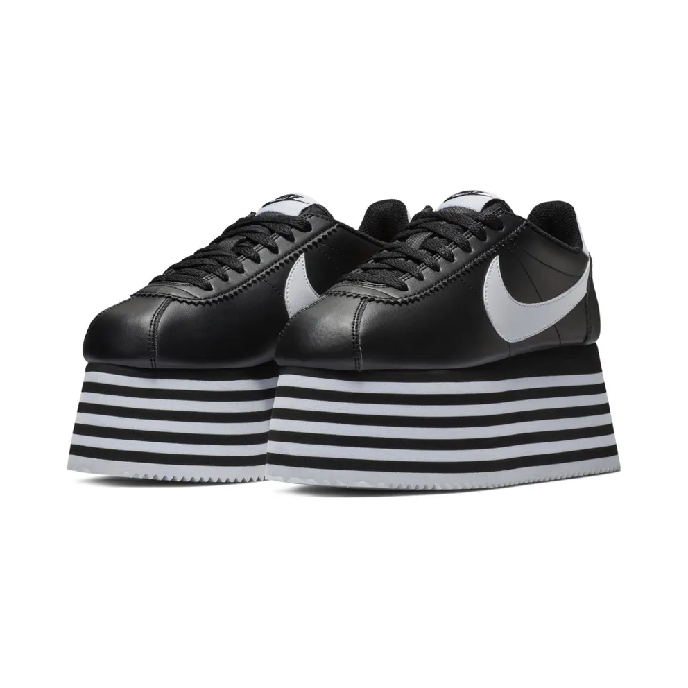 Nike Cortez Platform Comme des Garcons Black White (W) Black/White (BV0070-001)