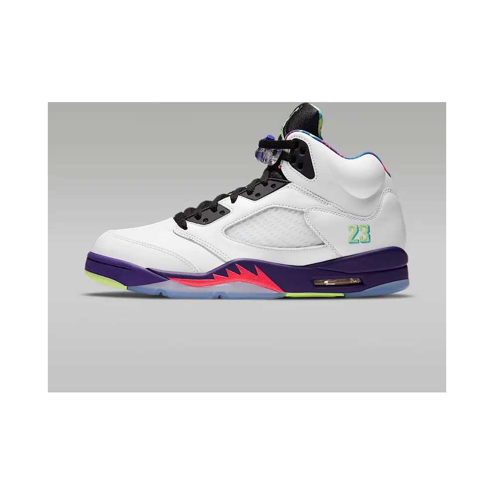 Jordan 5 Retro Alternate Bel-Air White/Court Purple-Racer Pink-Ghost Green (DB3335-100)