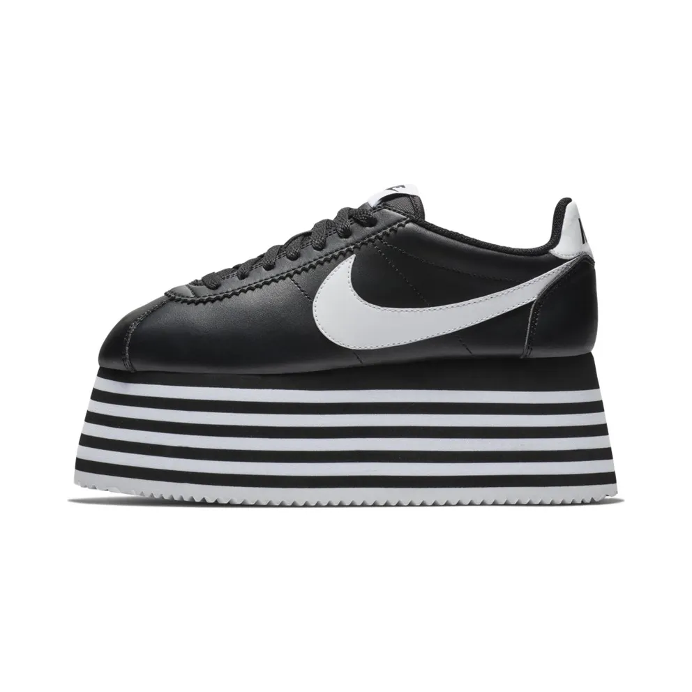 Nike Cortez Platform Comme des Garcons Black White (W) Black/White (BV0070-001)