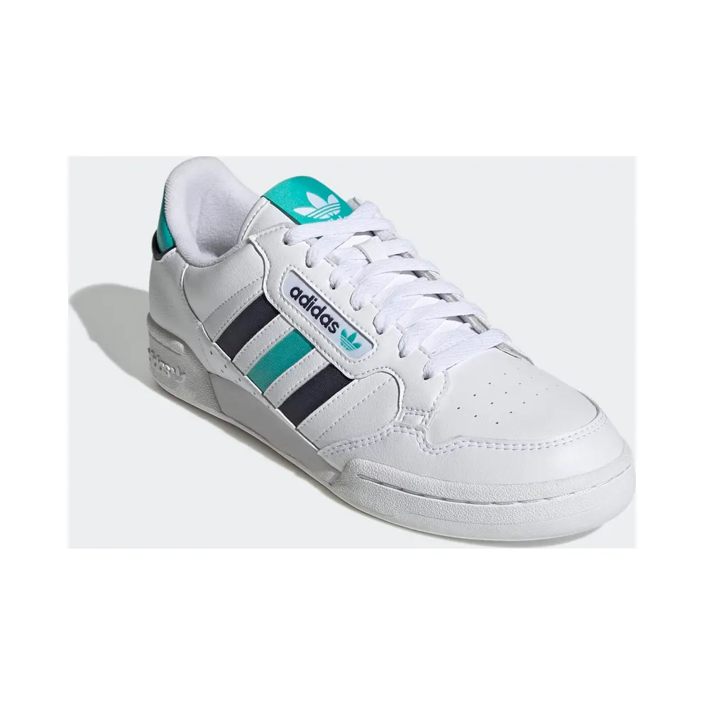 adidas Continental 80 Stripes Cloud White Shadow Navy Semi Mint Rush (GW1705)