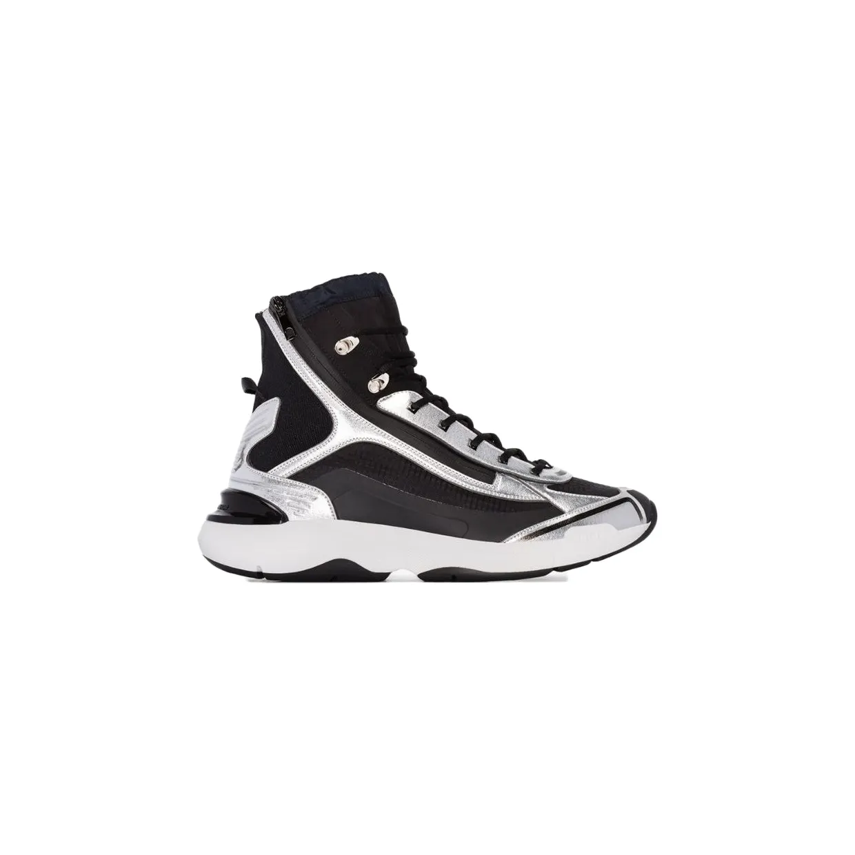 Dior x Sorayama Zip Up High Top Black (2)