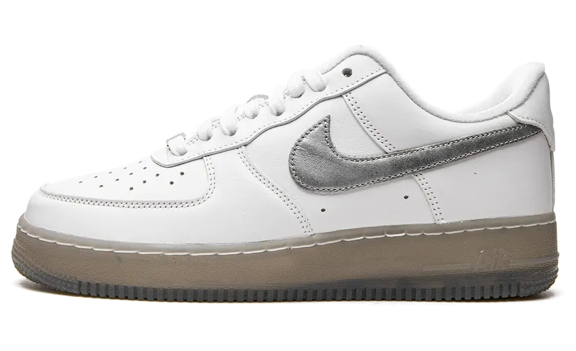 Nike Air Force 1 “White / Metallic Silver” (DX3945-100)