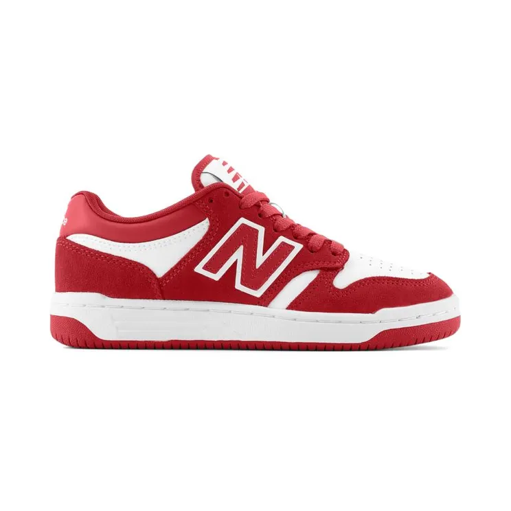New Balance 480 White Red (GSB480WR)