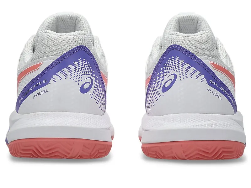 ASICS GEL-DEDICATE 8 PADEL “White / Guava” (1042A241-105)