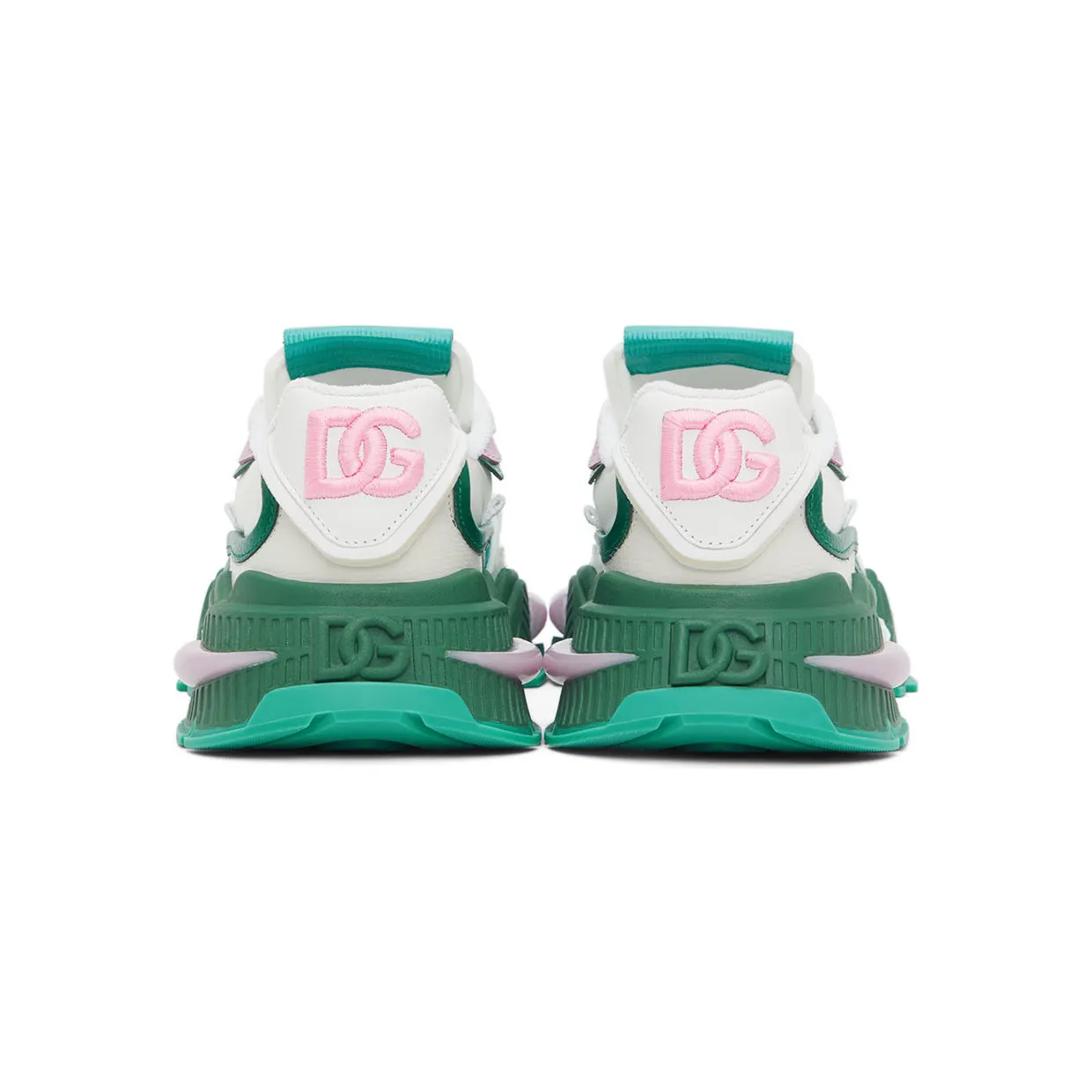 Dolce & Gabbana Green & White Airmaster Sneakers (CK1984 AY755) (2)