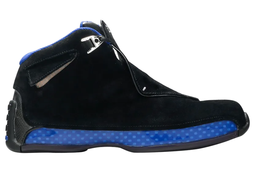 Air Jordan 18 OG ‘Black Sport Royal’ 2003 Black/Sport Royal (305869-041)