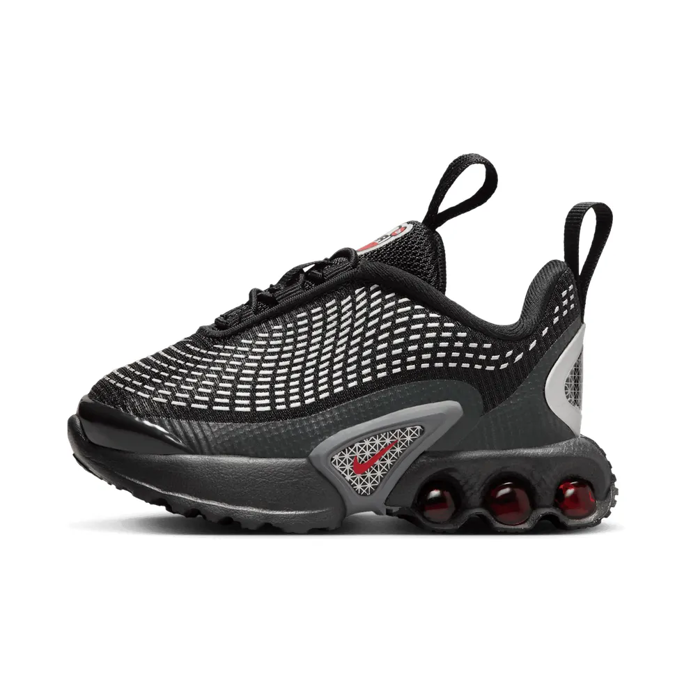 Nike Air Max Dn “Black / Metallic Silver / University Red” (FN4452-009)