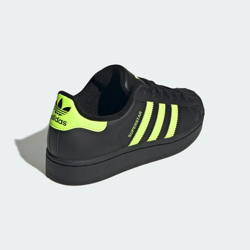 adidas Superstar II Core Black Signal Green (JR3831)