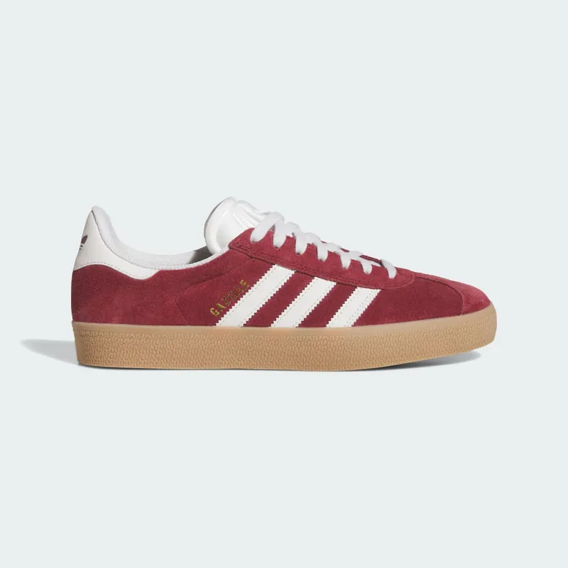 Adidas Gazelle ADV Shadow Red / Crystal White / Gold Metallic (JR2000)