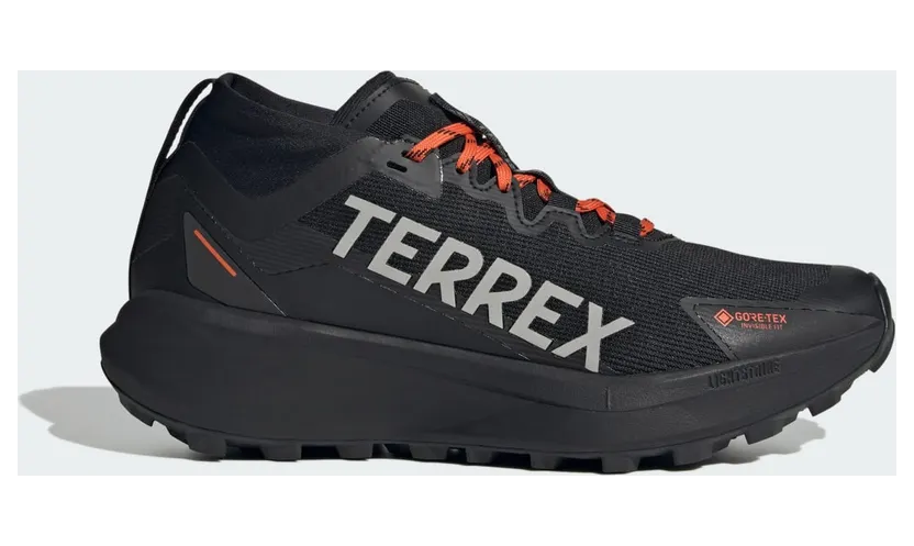 Adidas Terrex Agravic GTX Trail Running Core Black / Grey Two / Semi Impact Orange (IH2939)