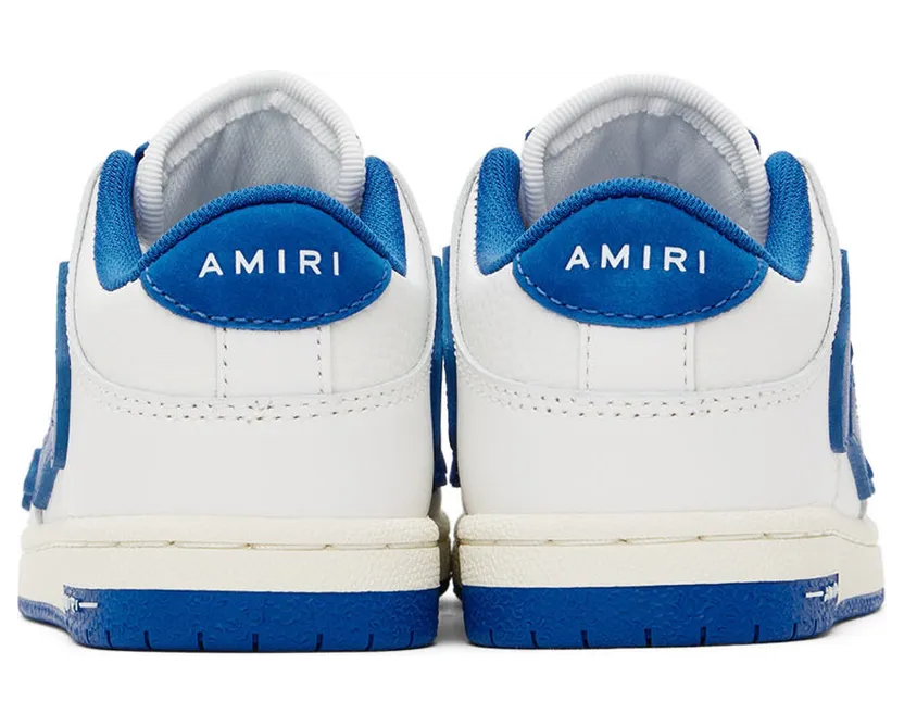 AMIRI Kids Blue & White Skel-Top Sneakers (PF22KFS004-466) (2)