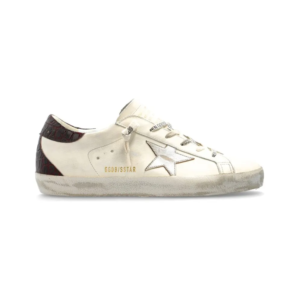 Golden Goose Super-Star White Platinum Burgundy (GWF00102.F007505.82996)