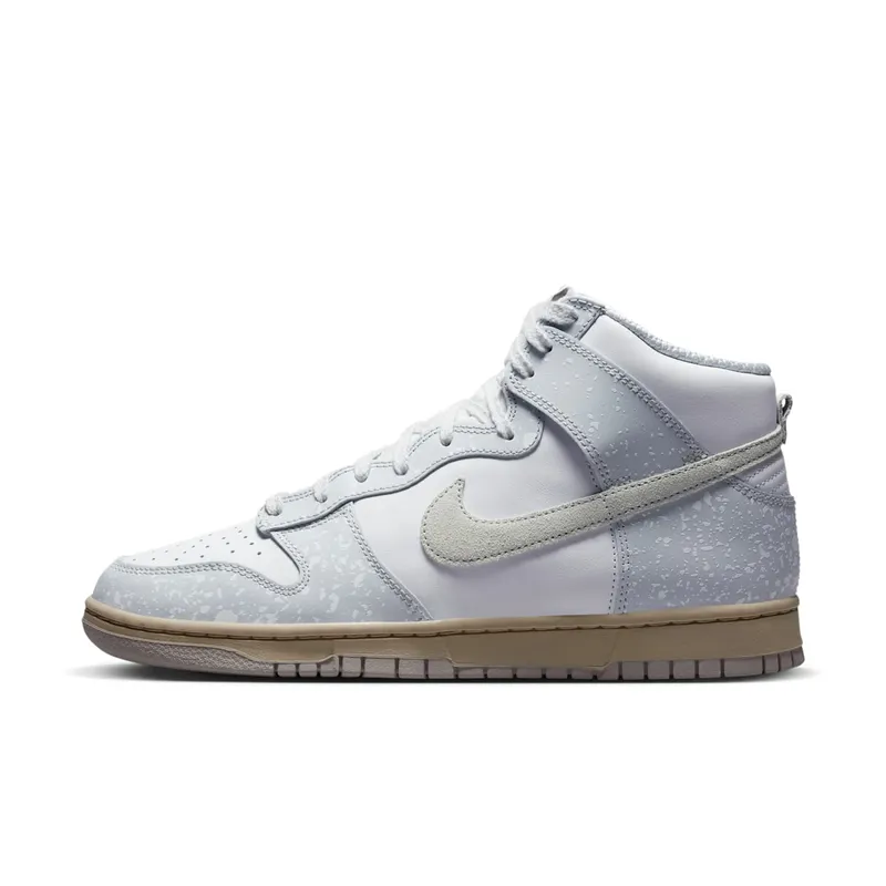 Nike Dunk High Spray Paint White Pure Platinum (FD9759-100)